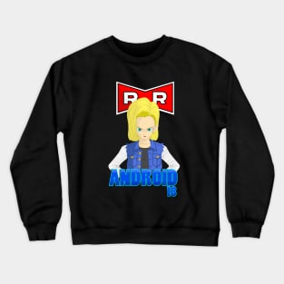 Dragonball Z Android 18 Crewneck Sweatshirt